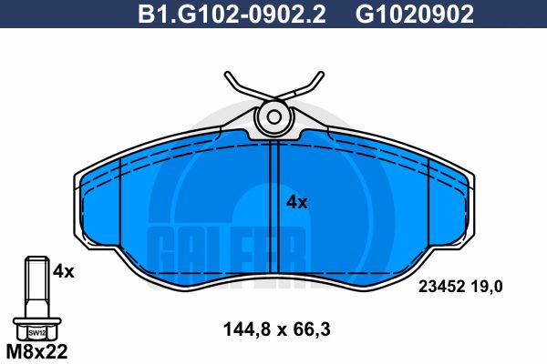 GALFER Jarrupala, levyjarru B1.G102-0902.2