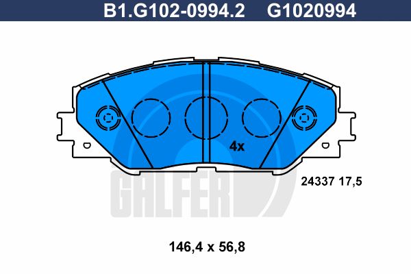 GALFER Jarrupala, levyjarru B1.G102-0994.2