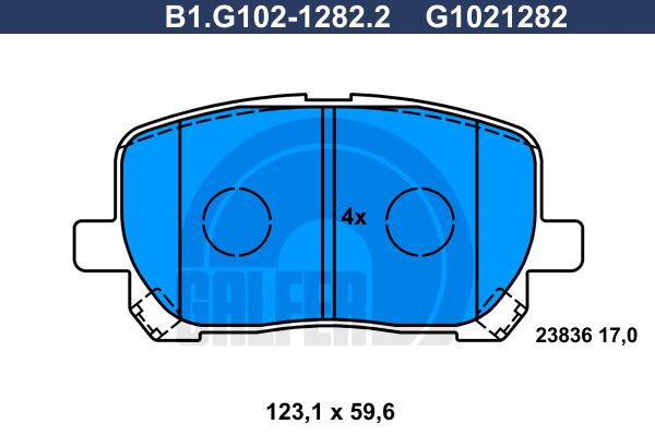 GALFER Jarrupala, levyjarru B1.G102-1282.2