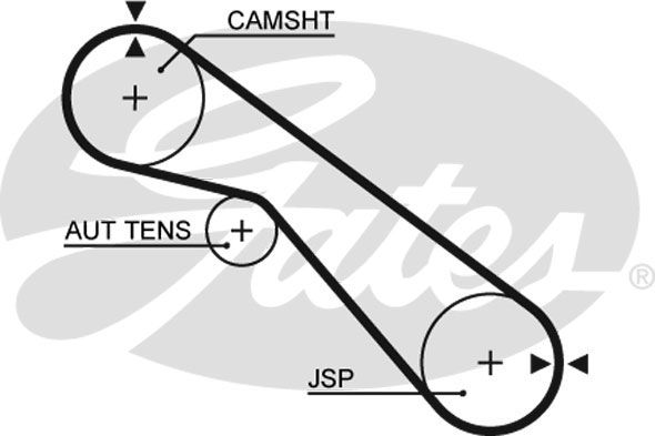 GATES Hammashihnasarja K015405XS