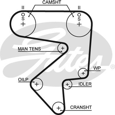 GATES Hammashihnasarja K025194XS