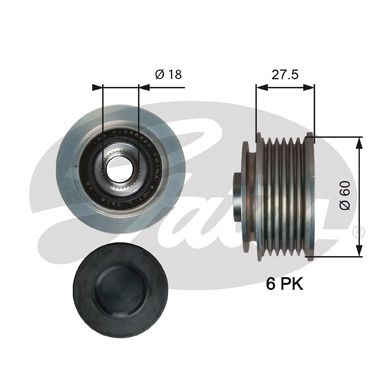 GATES Vapaakytkin OAP7176