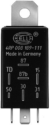 HELLA Rele, polttoainepumppu 4RP 008 189-111