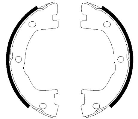 HELLA Jarrukenkäsarja, seisontajarru 8DA 355 050-501