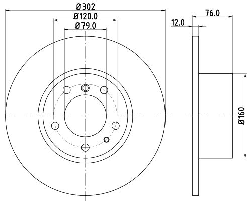 HELLA Jarrulevy 8DD 355 101-691