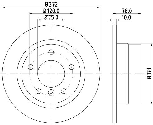 HELLA Jarrulevy 8DD 355 104-261