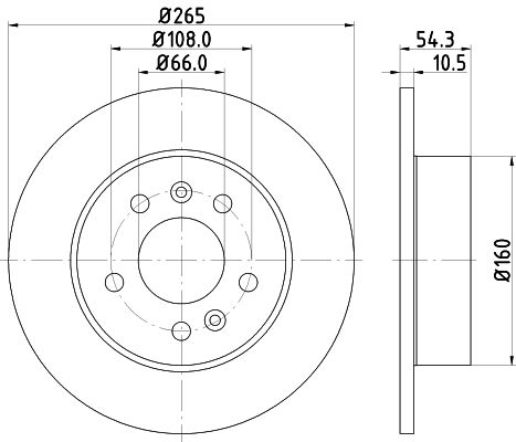 HELLA Jarrulevy 8DD 355 106-441