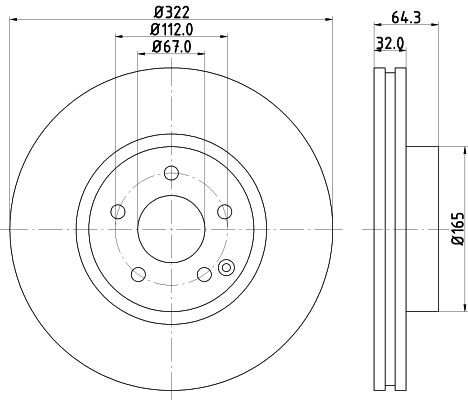 HELLA Jarrulevy 8DD 355 121-481