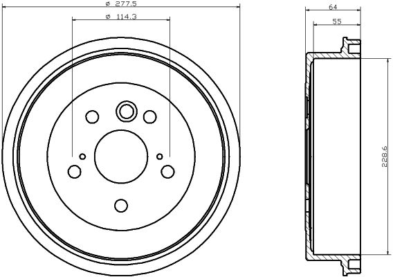 HELLA Jarrurumpu 8DT 355 300-031