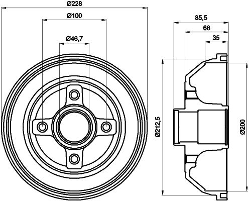 HELLA Jarrurumpu 8DT 355 300-401