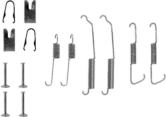 HELLA Tarvikesarja, jarrukengät 8DZ 355 200-491