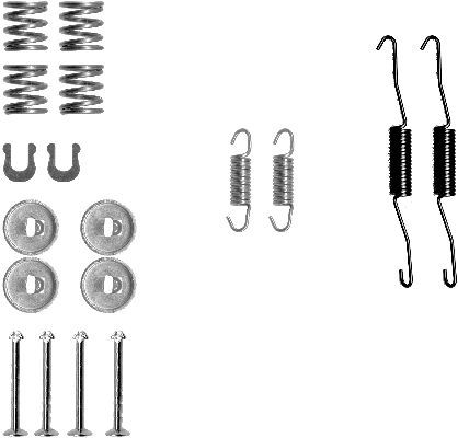 HELLA Tarvikesarja, jarrukengät 8DZ 355 200-521