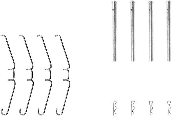 HELLA Tarvikesarja, jarrupala 8DZ 355 204-011