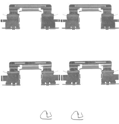 HELLA Tarvikesarja, jarrupala 8DZ 355 204-911