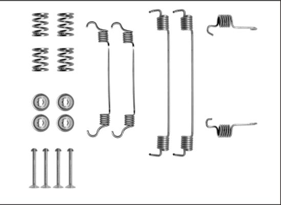 HELLA Tarvikesarja, jarrukengät 8DZ 355 205-901