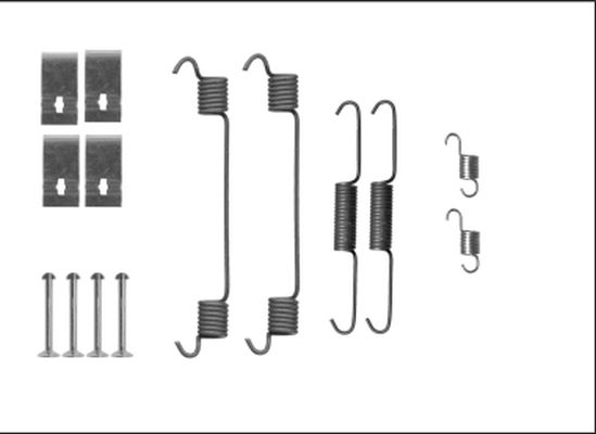 HELLA Tarvikesarja, jarrukengät 8DZ 355 206-101