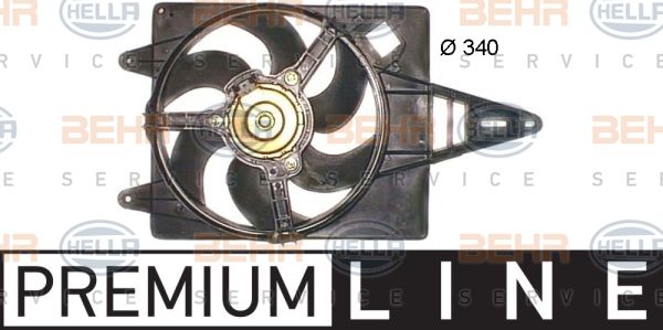 HELLA Tuuletin, moottorin jäähdytys 8EW 351 043-711