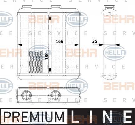 HELLA Lämmityslaitteen kenno 8FH 351 311-231