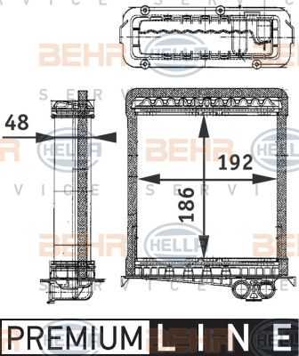 HELLA Lämmityslaitteen kenno 8FH 351 311-751