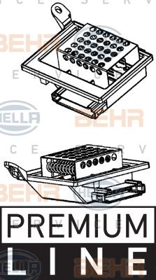 HELLA Vastus, sisäilmantuuletin 9ML 351 332-201