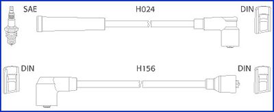 HITACHI Sytytysjohtosarja 134230