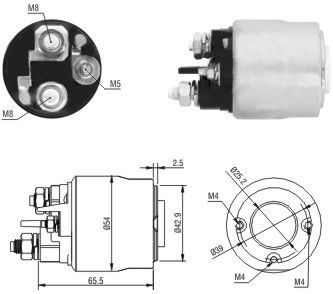 HOFFER Magneettikytkin, käynnistin 6646017