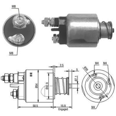 HOFFER Magneettikytkin, käynnistin 6646020