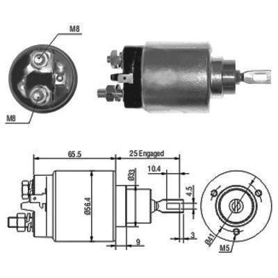 HOFFER Magneettikytkin, käynnistin 6646074