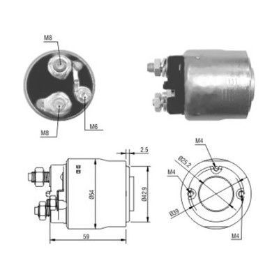 HOFFER Magneettikytkin, käynnistin 6646084