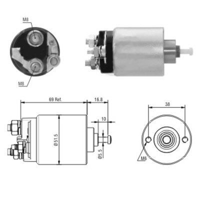 HOFFER Magneettikytkin, käynnistin 6646104