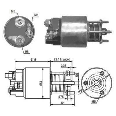 HOFFER Magneettikytkin, käynnistin 6646110