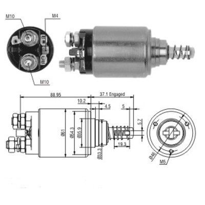 HOFFER Magneettikytkin, käynnistin 6646116