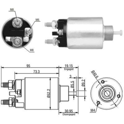 HOFFER Magneettikytkin, käynnistin 6646133