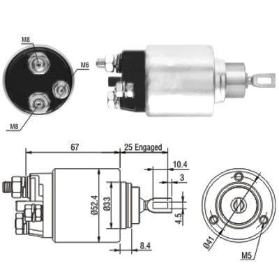 HOFFER Magneettikytkin, käynnistin 6646151