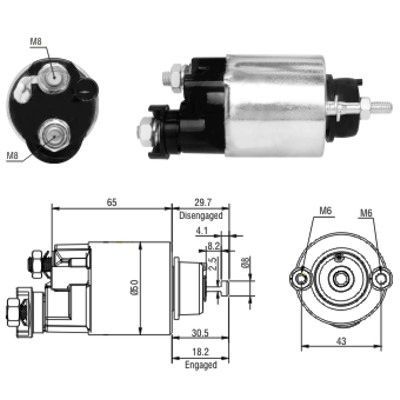 HOFFER Magneettikytkin, käynnistin 6646163