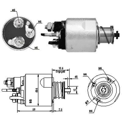 HOFFER Magneettikytkin, käynnistin 6646169