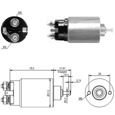 HOFFER Magneettikytkin, käynnistin 6646177