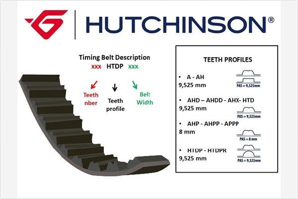 HUTCHINSON Hammashihnat 075 AH 20