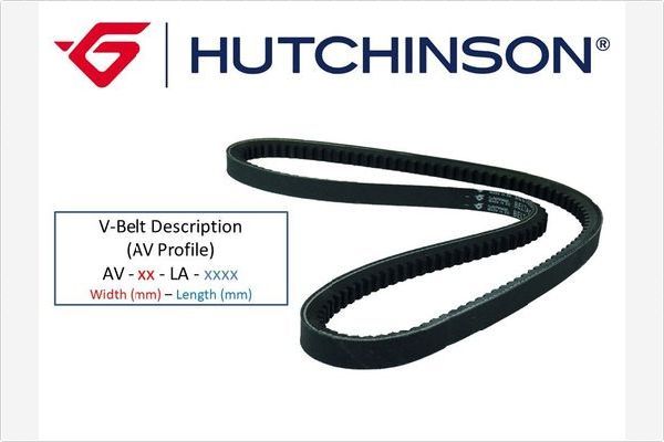 HUTCHINSON Kiilahihna AV 11.5 730 (La 730)