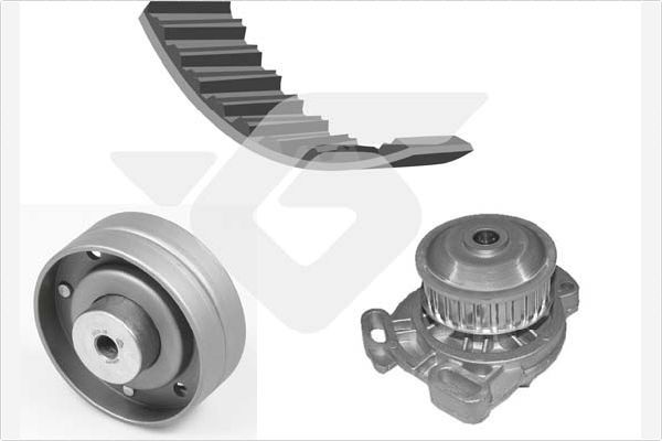 HUTCHINSON Vesipumppu + jakohihnasarja KH 24WP04