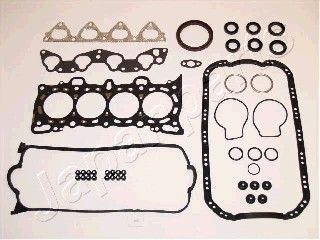 JAPANPARTS Täydellinen tiivistesarja, moottori KM-493