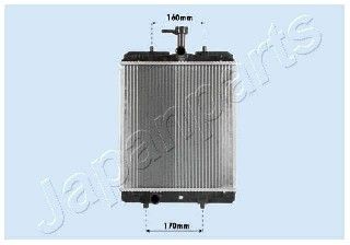 JAPANPARTS Jäähdytin,moottorin jäähdytys RDA033068