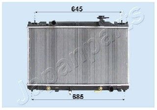 JAPANPARTS Jäähdytin,moottorin jäähdytys RDA153118