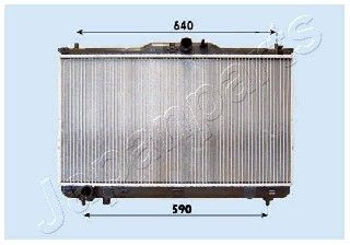 JAPANPARTS Jäähdytin,moottorin jäähdytys RDA283091