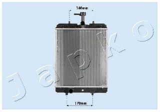 JAPKO Jäähdytin,moottorin jäähdytys RDA033068