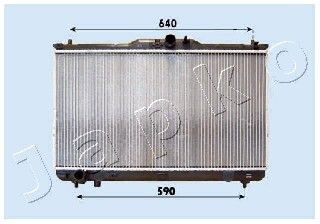 JAPKO Jäähdytin,moottorin jäähdytys RDA283091