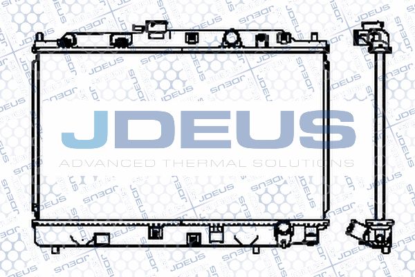 JDEUS Jäähdytin,moottorin jäähdytys 013N08