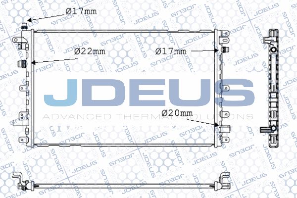 JDEUS Jäähdytin, käyttöakku 020M81