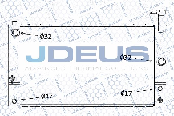 JDEUS Jäähdytin,moottorin jäähdytys 028M53