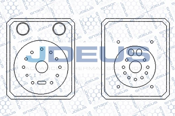 JDEUS Moottoriöljyn jäähdytin 425M28